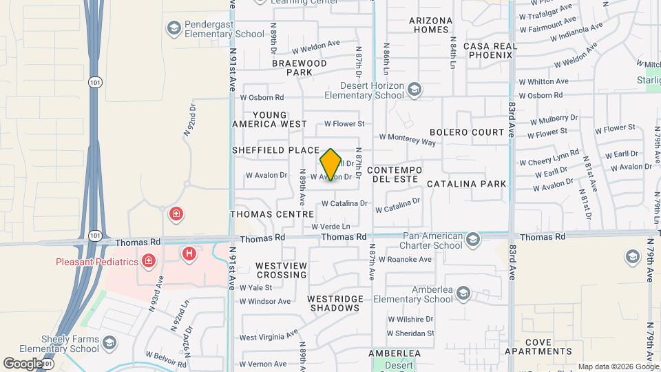 8806 W Pinchot Ave, Unit A-304 Mapa y Detalles de la Ubicación