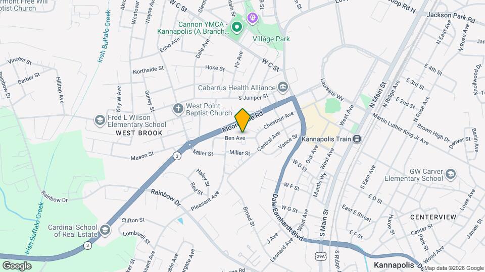 604 Ben Ave Map and Location Details