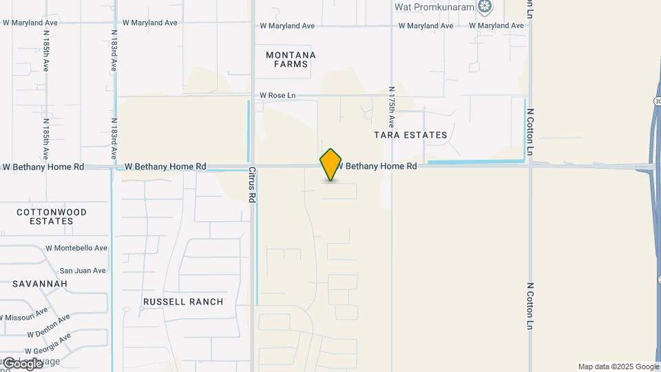 17651 W Palo Verde Dr Map and Location Details