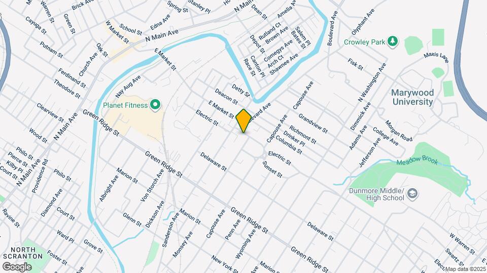 724 Electric St Map and Location Details