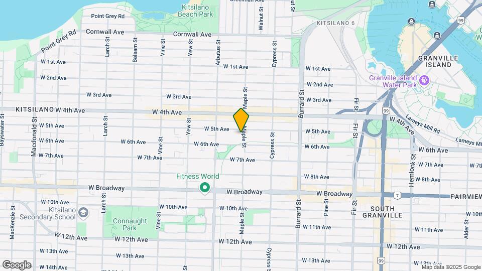 2014 W 5th Ave Map and Location Details