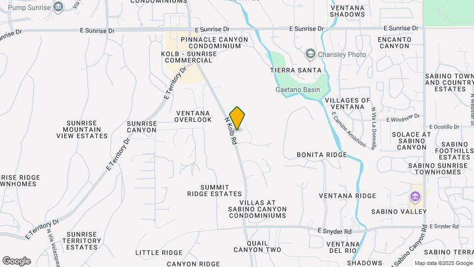 5180 N Kolb Rd Map and Location Details