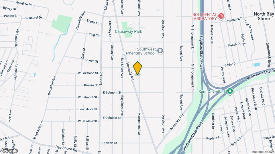 1077 Martinstein Ave Map and Location Details