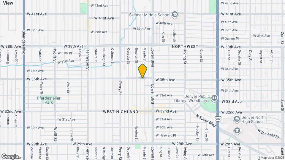 3427 Meade St Map and Location Details