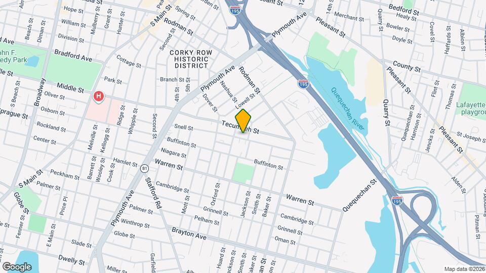 344 Snell St Map and Location Details