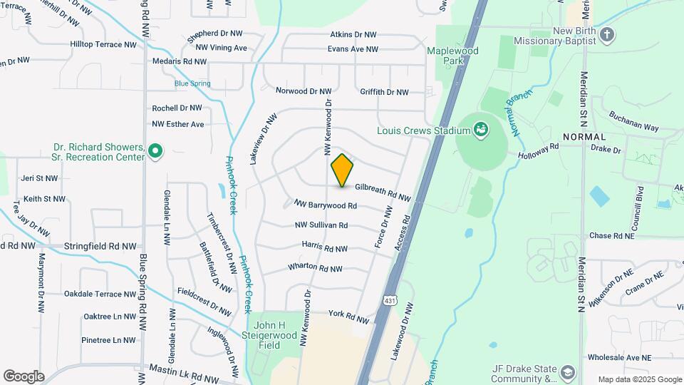 2119 Gilbreath Rd NW Map and Location Details