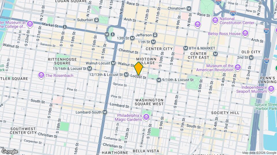 1120 Locust Street Map and Location Details