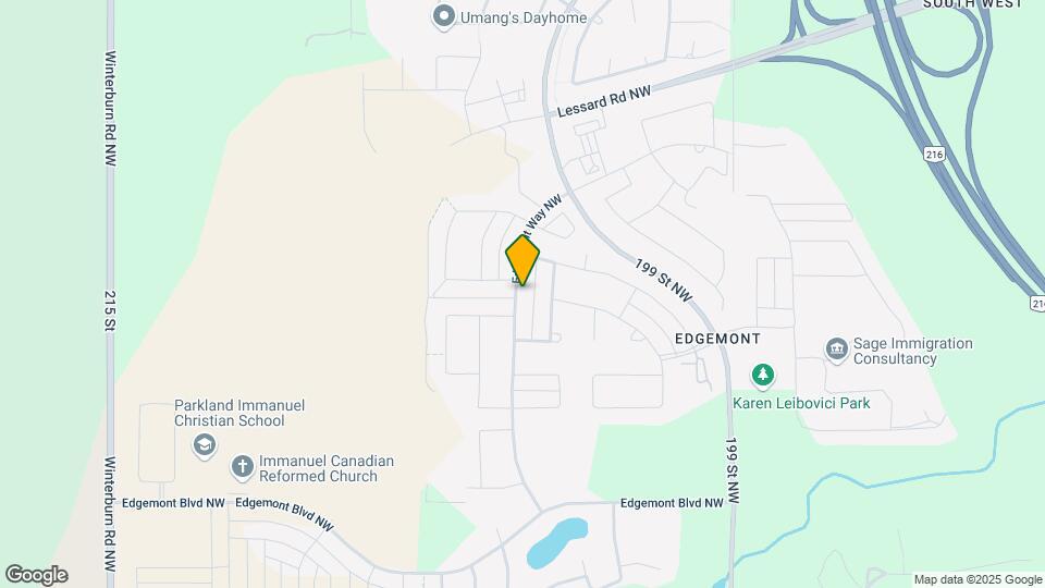 7335 Edgemont Way NW Map and Location Details