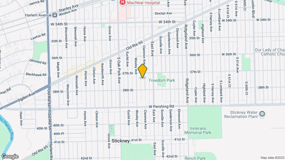 3714 Clarence Ave Map and Location Details
