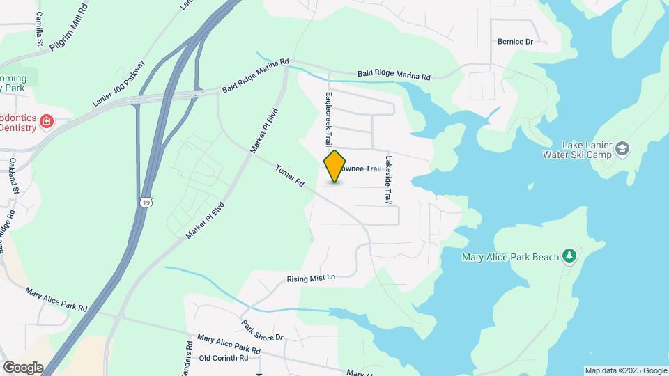 2525 Hawk Creek Trail Map and Location Details