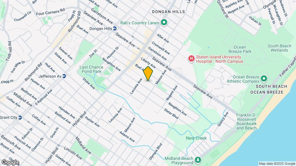 348 Dongan Hills Ave Map and Location Details