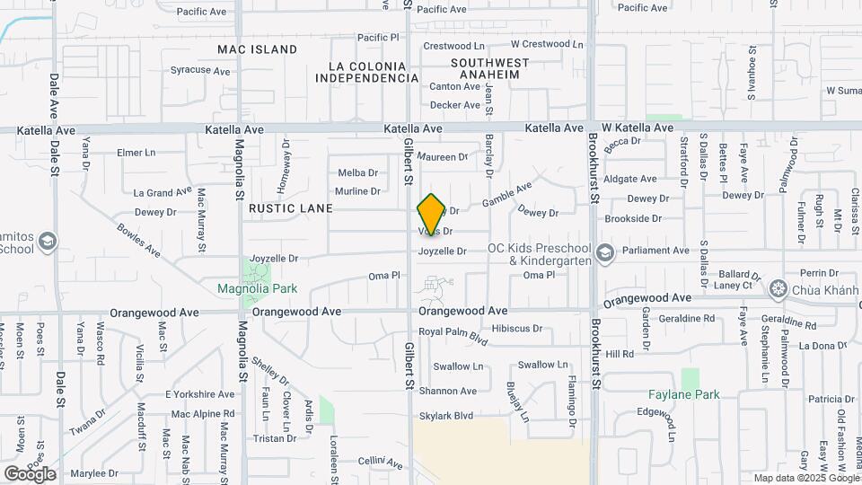 9551 Joyzelle Dr Map and Location Details