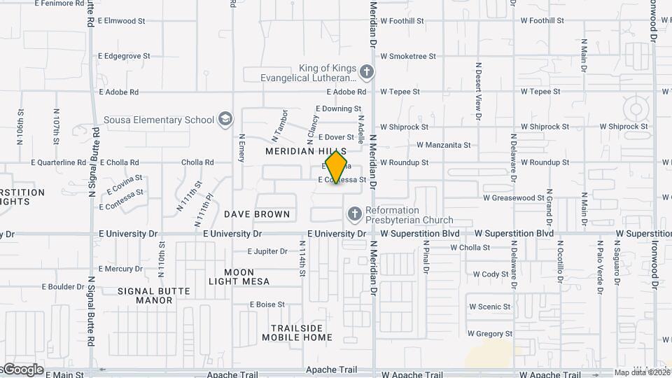 11460 E Camino Cir Map and Location Details