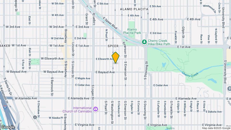 46 S Washington St Map and Location Details