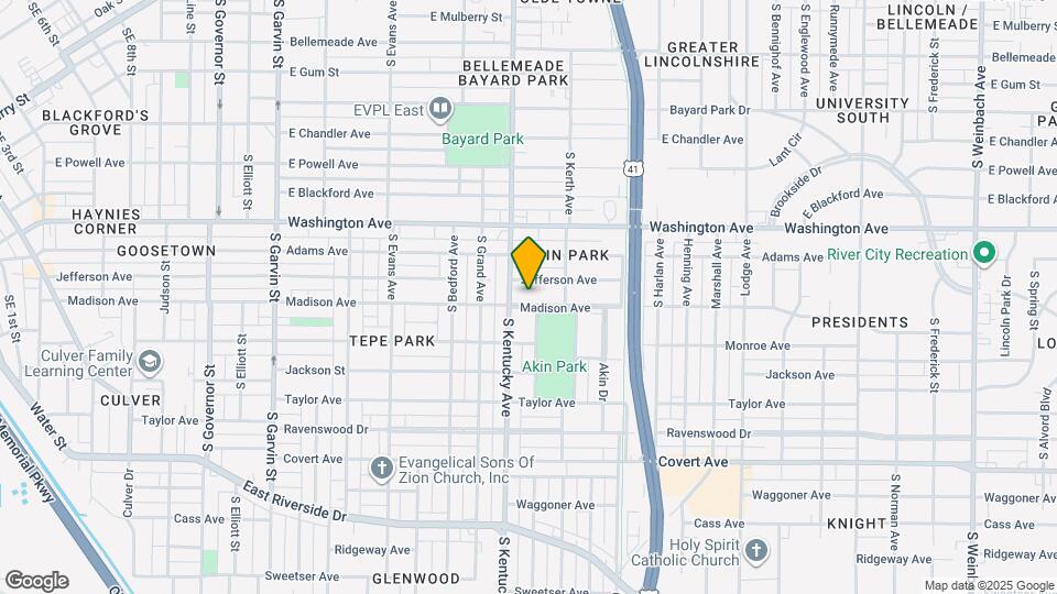 1054 Madison Ave Map and Location Details