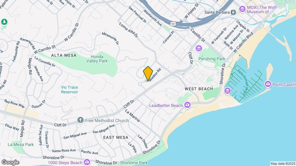 923 Weldon Rd Map and Location Details