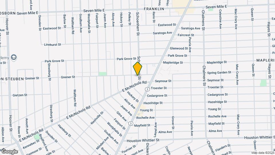 13540 Greiner St Map and Location Details