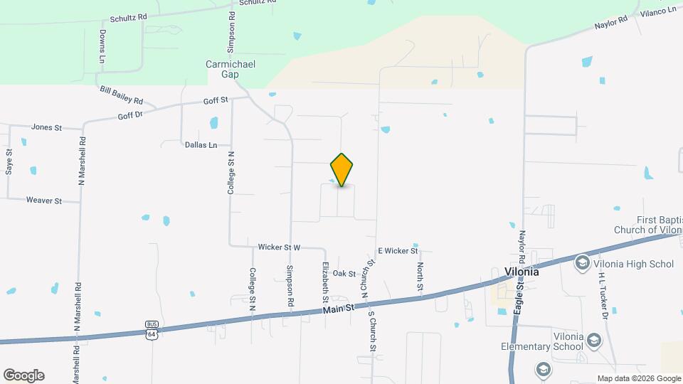 14 Hidden Oak Dr Mapa y Detalles de la Ubicación