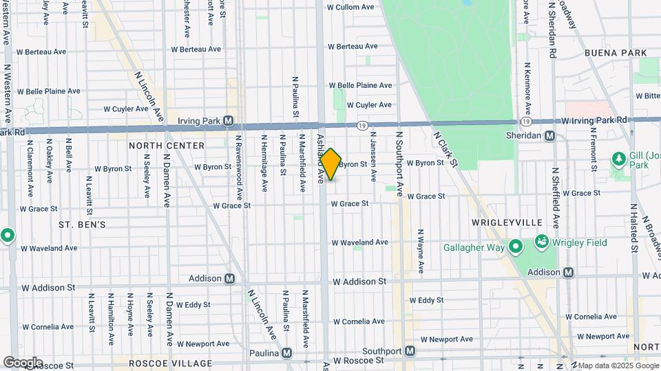 3823 N Ashland Ave, Unit 3821 Map and Location Details
