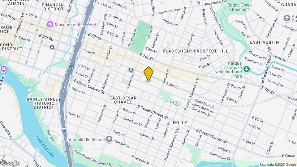 1702 E 4th St Map and Location Details