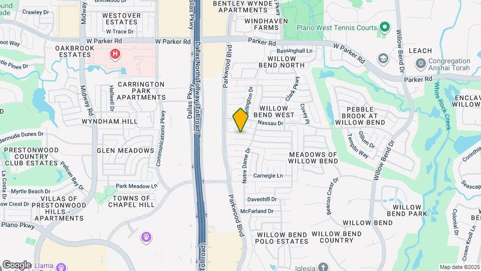 5965 Glendower Ln Map and Location Details