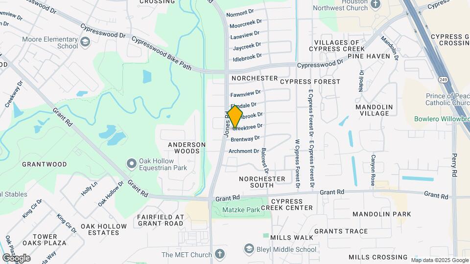 10815 Creektree Dr Map and Location Details