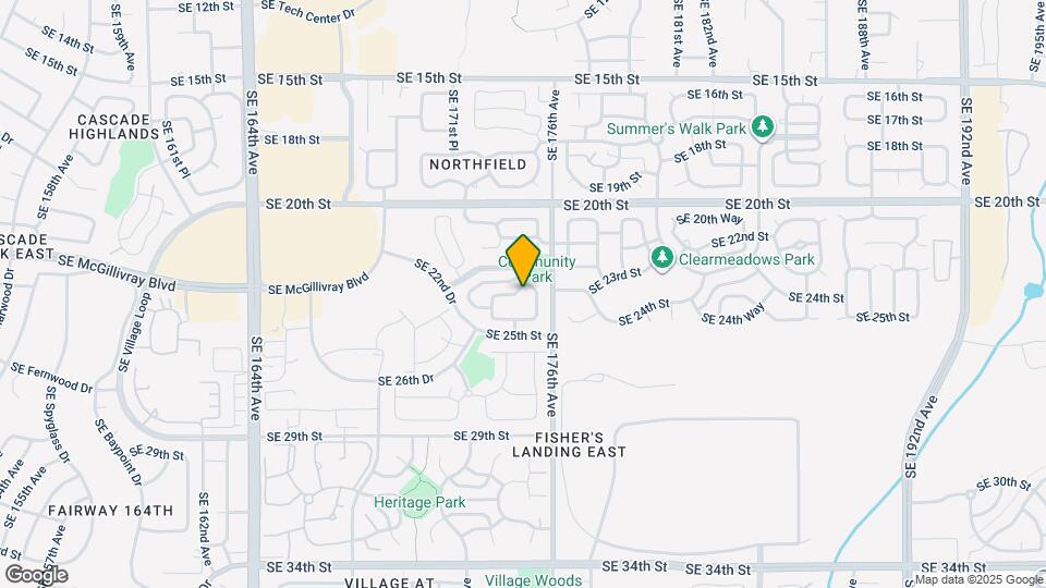 17407 SE 23rd Way Mapa y Detalles de la Ubicación
