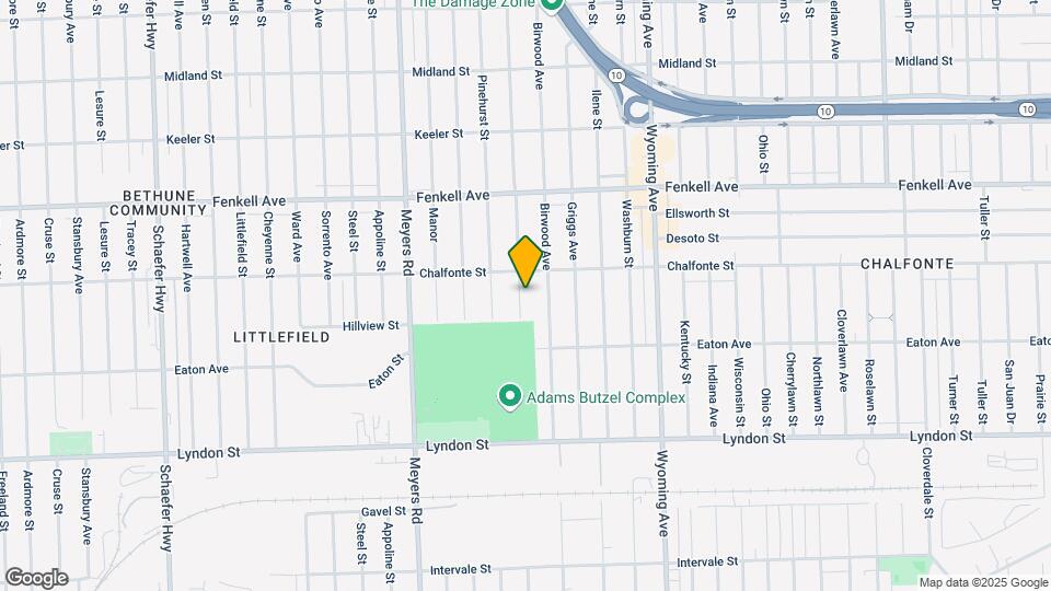 14908 Mendota St Map and Location Details