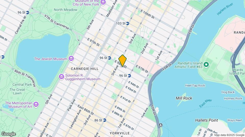 215 E 95th St Map and Location Details