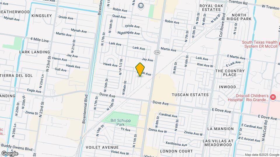 5900 N 12th St Map and Location Details