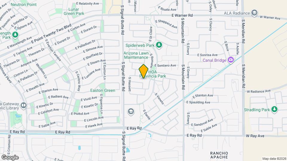 10936 E Solina Ave Map and Location Details