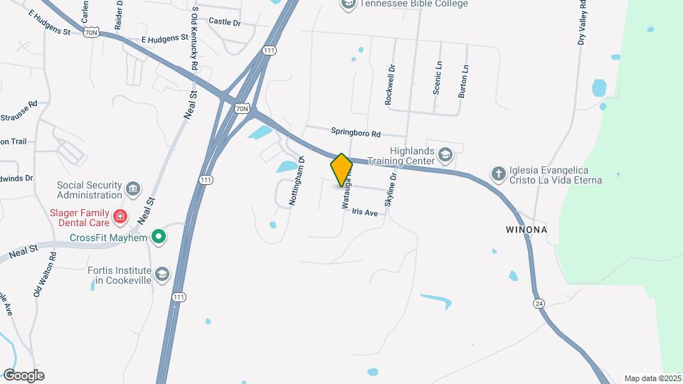 907 Watauga Rd Map and Location Details