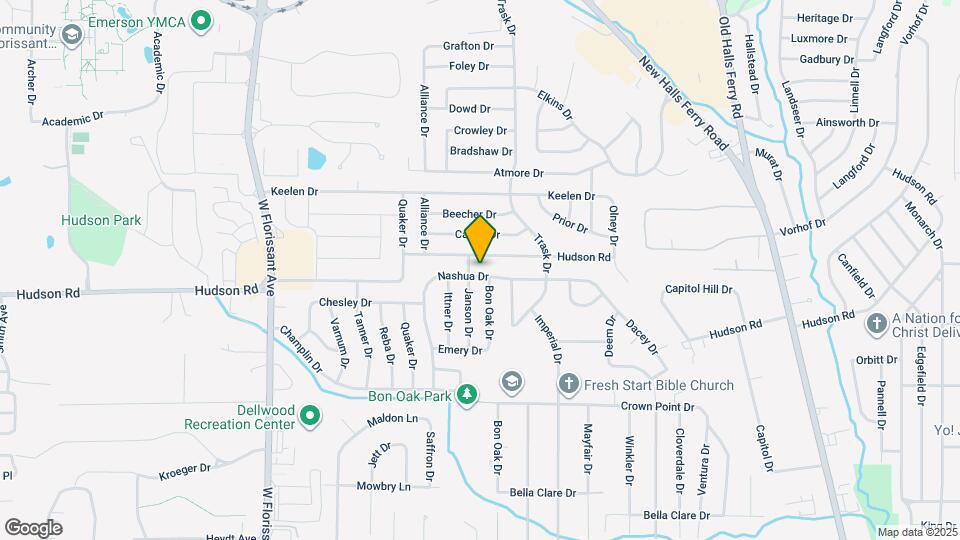 1727 Nashua Dr Map and Location Details