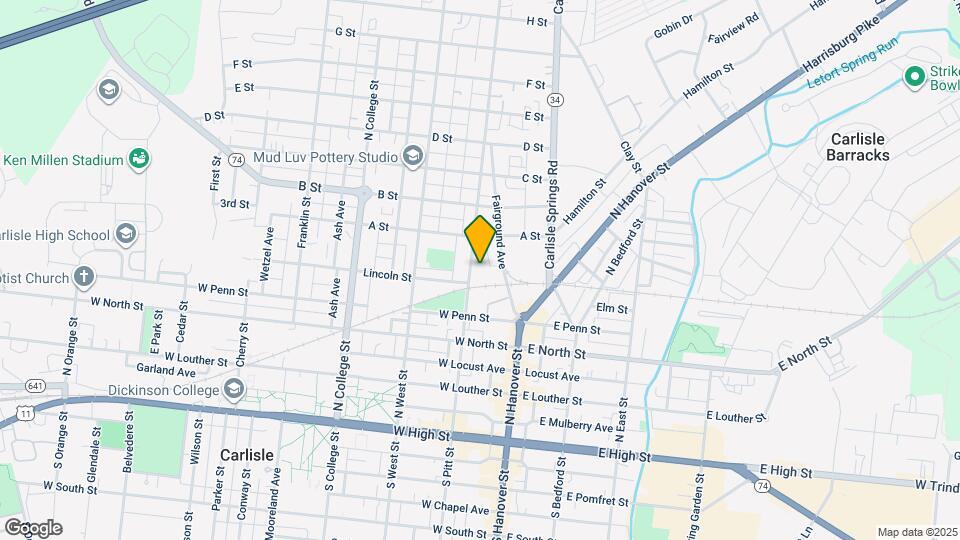 413 N Pitt St Map and Location Details