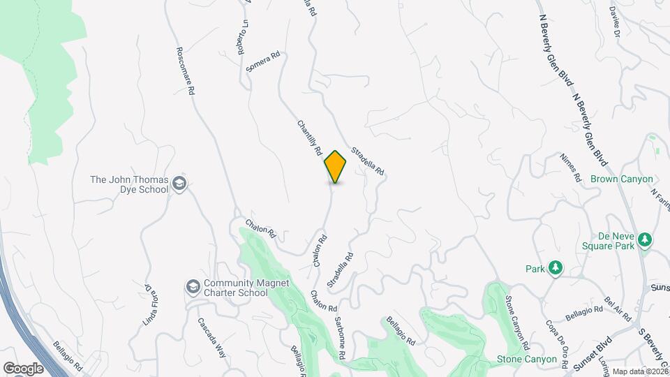 936 Chantilly Rd Map and Location Details