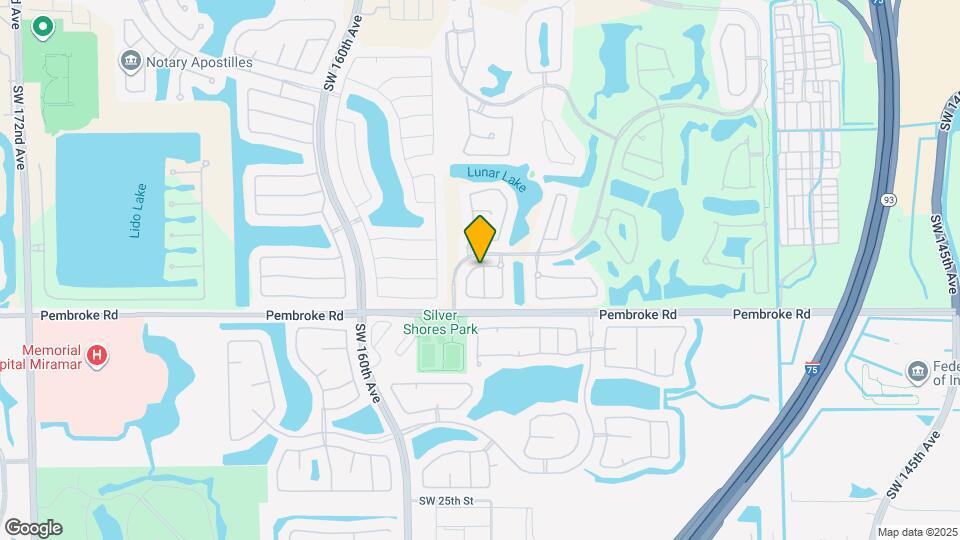 1614 SW 158th Terrace Map and Location Details