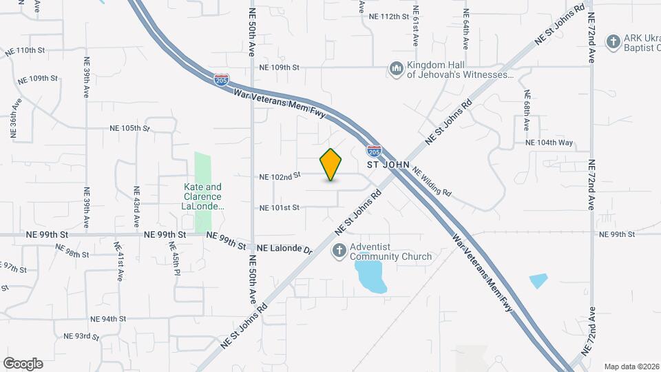 5408 NE 101st Cir Map and Location Details