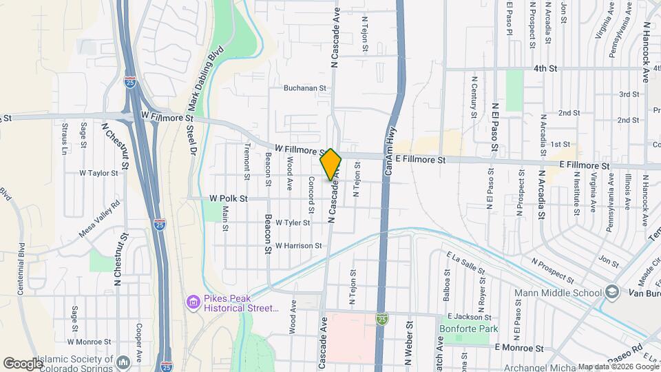 2822 N Cascade Ave, Unit 2822 Mapa y Detalles de la Ubicación