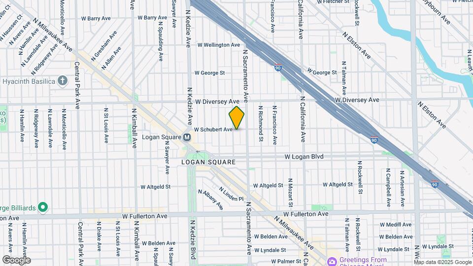 2645 N Whipple St Map and Location Details