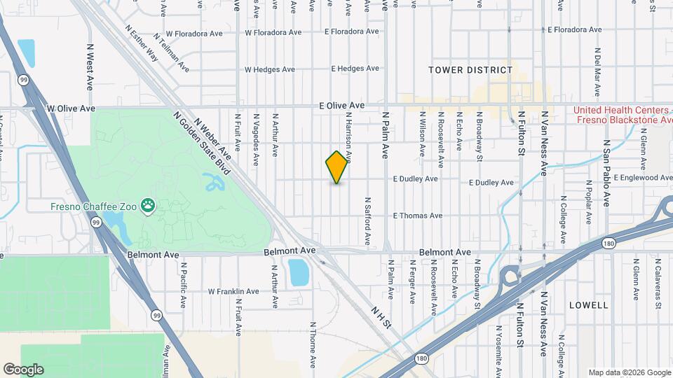 824 N Farris Ave Map and Location Details