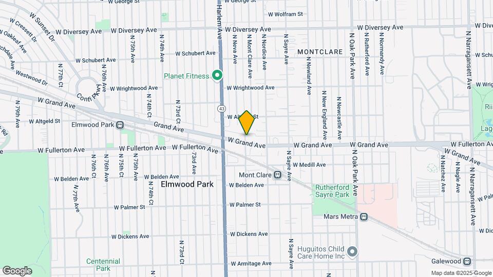 2405 N Neva Ave, Unit B Map and Location Details