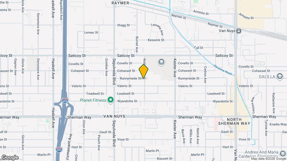 15104 Runnymede St Map and Location Details