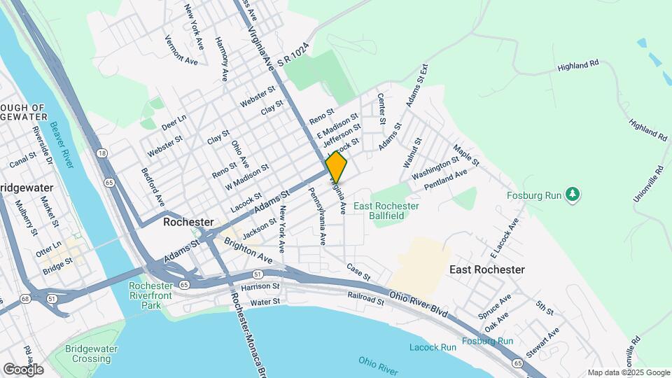 250 Virginia Ave Map and Location Details