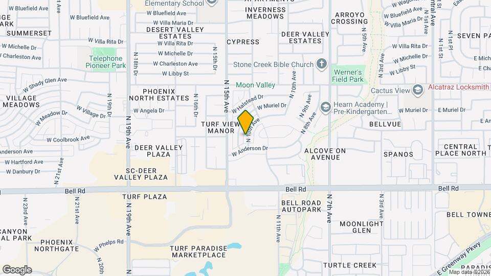 17244 N 13th Ave, Unit 102 Map and Location Details
