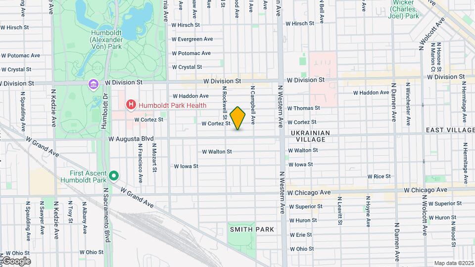 2534 W Augusta Blvd Map and Location Details
