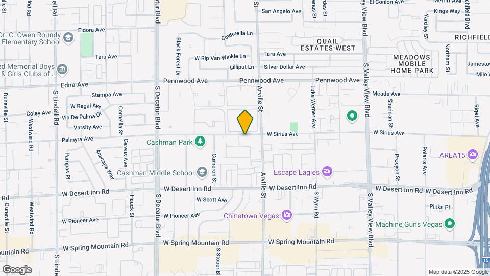 4473 W Sirius Ave Mapa y Detalles de la Ubicación