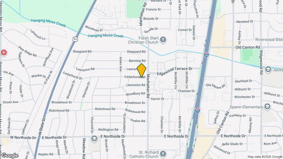 773 Cedarhurst Rd Map and Location Details
