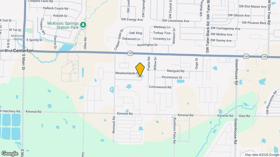 872 Meadowlands Dr Map and Location Details