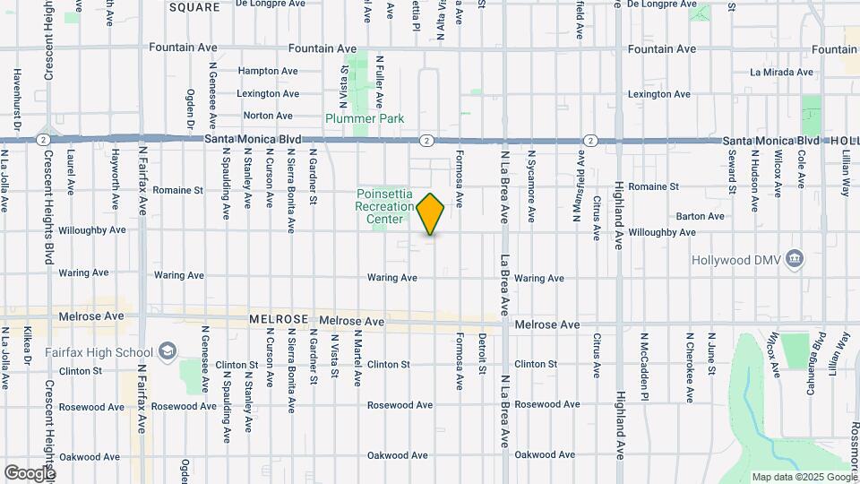 851 N Alta Vista Blvd Mapa y Detalles de la Ubicación