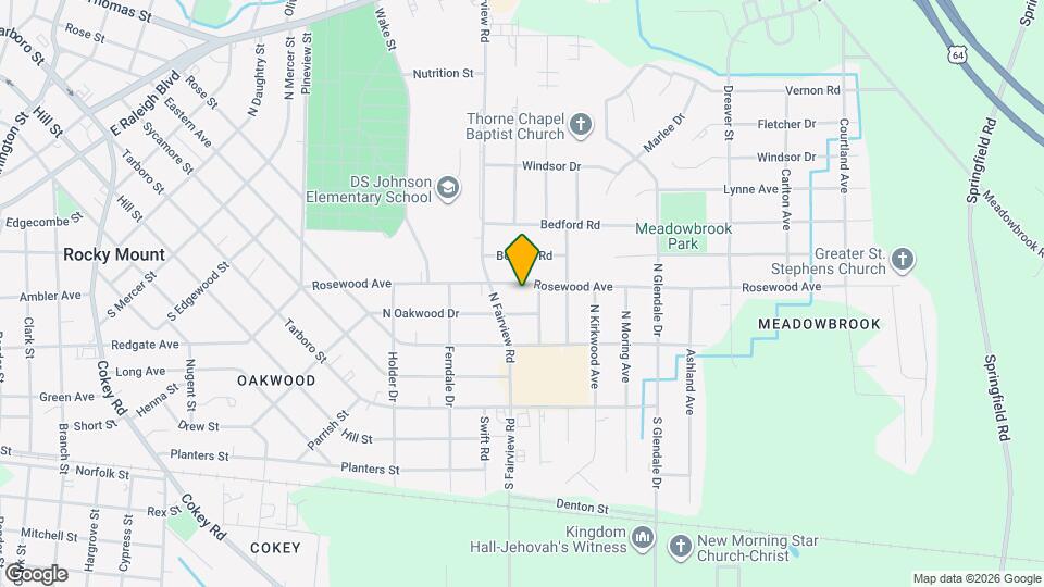 1417 Rosewood Ave Map and Location Details